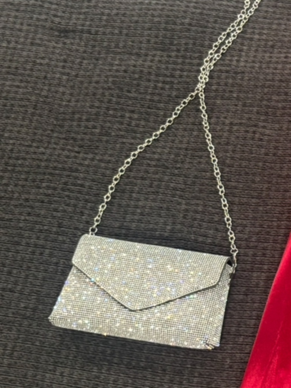 Diamond crossbody purse